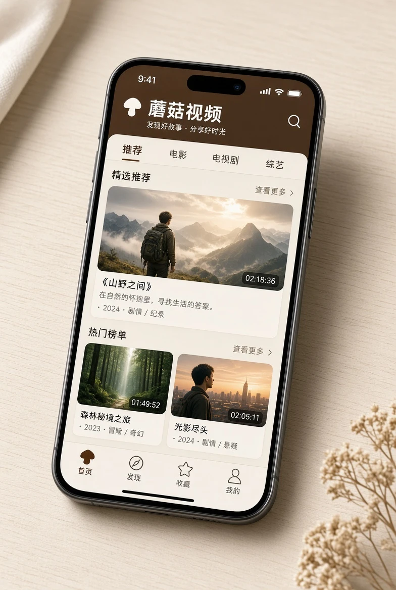 蘑菇视频APP配图